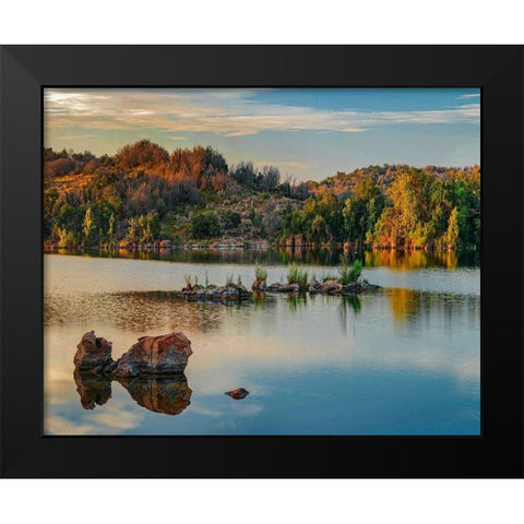 Inks Lake State Park-Texas-USA Black Modern Wood Framed Art Print by Fitzharris, Tim