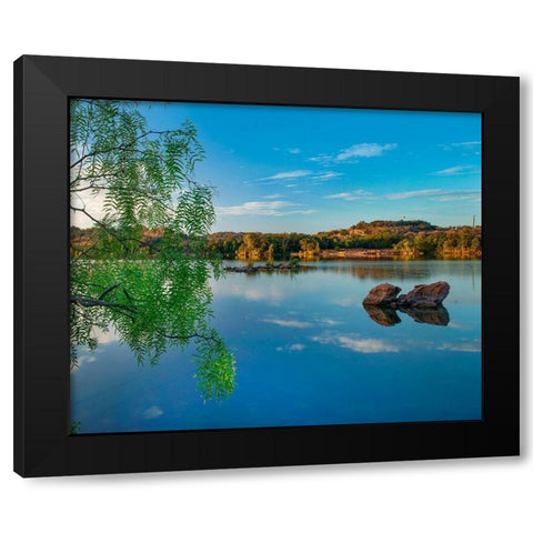 Inks Lake State Park-Texas-USA Black Modern Wood Framed Art Print by Fitzharris, Tim