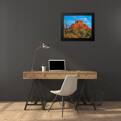 Bell Rock-Coconino National Forest near Sedona-Arizona-USA Black Modern Wood Framed Art Print by Fitzharris, Tim