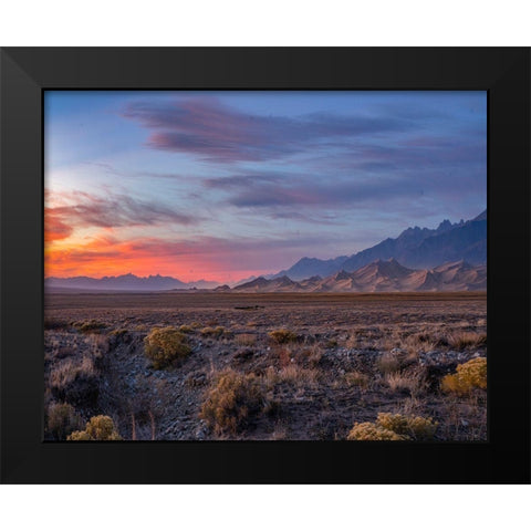 Great Sand Dunes National Park-Colorado-USA Black Modern Wood Framed Art Print by Fitzharris, Tim