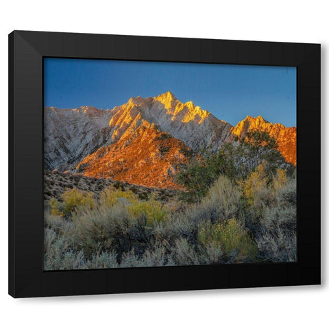 Tuttle Creek-Sierra Nevada-California-USA Black Modern Wood Framed Art Print with Double Matting by Fitzharris, Tim