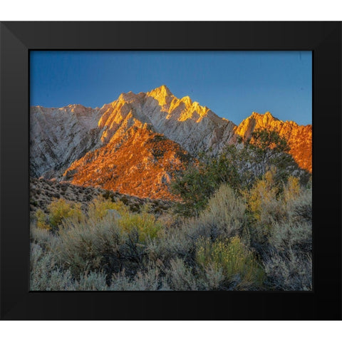 Tuttle Creek-Sierra Nevada-California-USA Black Modern Wood Framed Art Print by Fitzharris, Tim