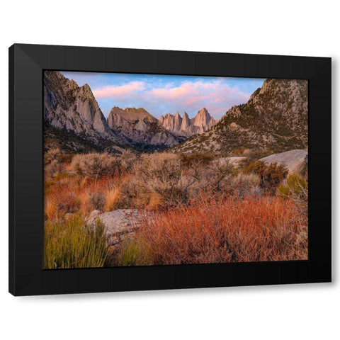 Mount Whitney-Sequoia National Park-California-USA Black Modern Wood Framed Art Print by Fitzharris, Tim