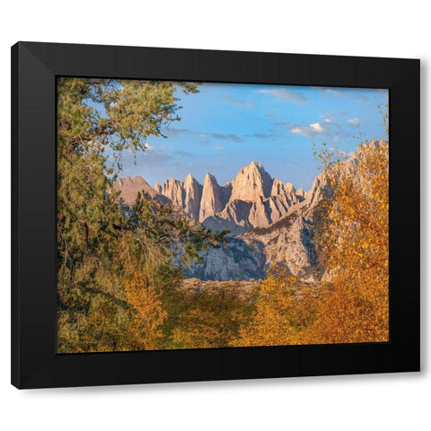 Mount Whitney-Sequoia National Park-California-USA Black Modern Wood Framed Art Print with Double Matting by Fitzharris, Tim