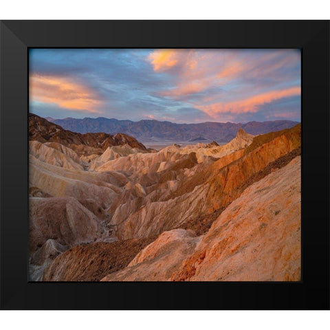 Zabriskie Point-Death Valley National Park-California-USA Black Modern Wood Framed Art Print by Fitzharris, Tim