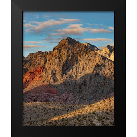 Calico Hills-Red Rock canyon National Conservation Area-Nevada Black Modern Wood Framed Art Print by Fitzharris, Tim