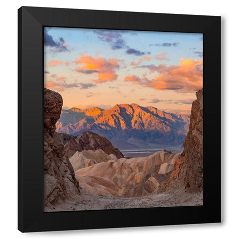 Death Valley National Park-California-USA Black Modern Wood Framed Art Print with Double Matting by Fitzharris, Tim