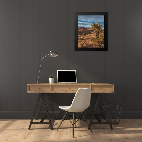 Red Rock Canyon National Conservation Area near Las Vegas-Nevada Black Modern Wood Framed Art Print by Fitzharris, Tim