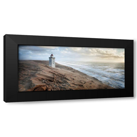 Crack in time II Black Modern Wood Framed Art Print by Hubrich, Jorg