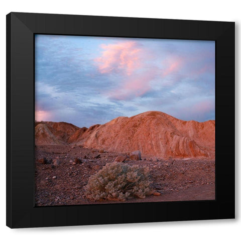 Death Valley Black Modern Wood Framed Art Print with Double Matting by Fitzharris, Tim