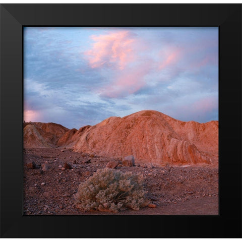 Death Valley Black Modern Wood Framed Art Print by Fitzharris, Tim