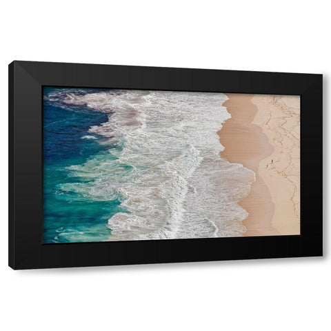 Where the Ocean Ends... Black Modern Wood Framed Art Print with Double Matting by Feldtkeller, Andreas