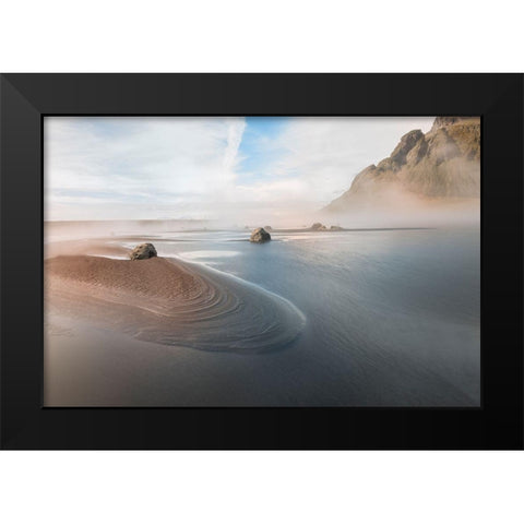 Dreamland Black Modern Wood Framed Art Print by Kravanja, Jure