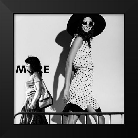 ME and My Expectations Black Modern Wood Framed Art Print by Kostadinov, Bobby