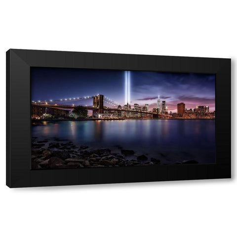 Unforgettable 9 11 Black Modern Wood Framed Art Print by De La, Javier