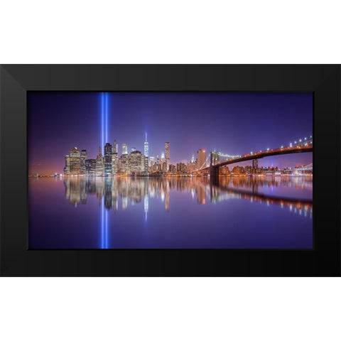 In memorial Black Modern Wood Framed Art Print by Martin Castan, David