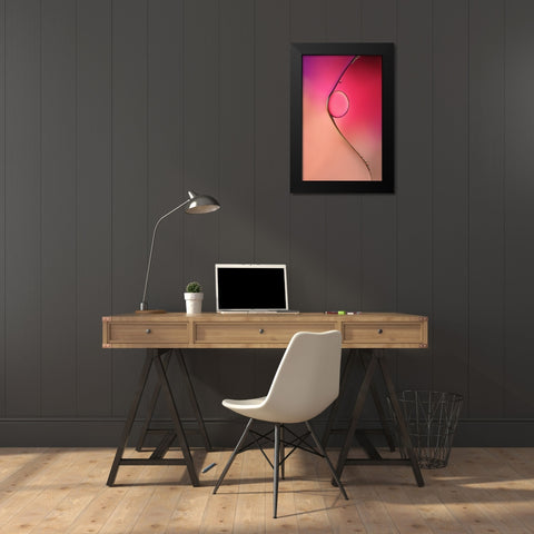 Femme Black Modern Wood Framed Art Print by Westum, Heidi
