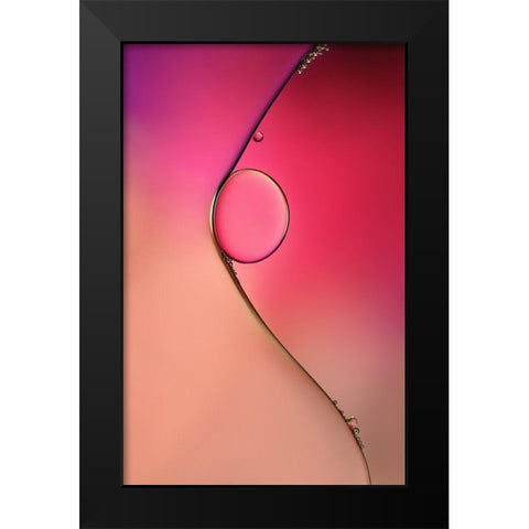 Femme Black Modern Wood Framed Art Print by Westum, Heidi