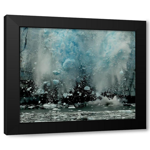 End of the World Black Modern Wood Framed Art Print by Tzur, Yair