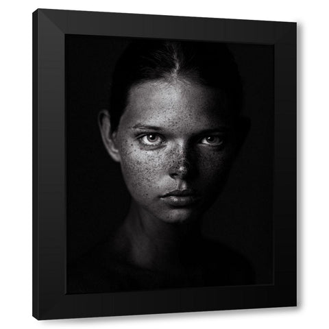 Untitled No 6458 Black Modern Wood Framed Art Print by Rudoi, Danil