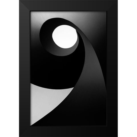 Time for Light Black Modern Wood Framed Art Print by Abrantes, Paulo