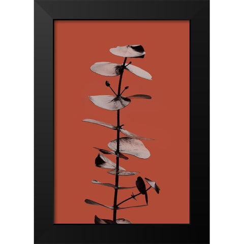 Eucalyptus Rust 02 Black Modern Wood Framed Art Print by Artographie Studio