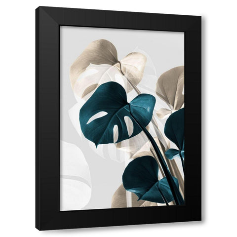 Monstera Creative 10 Black Modern Wood Framed Art Print by Artographie Studio