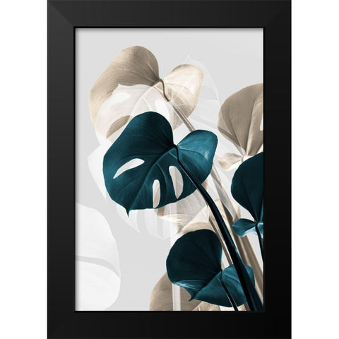 Monstera Creative 10 Black Modern Wood Framed Art Print by Artographie Studio