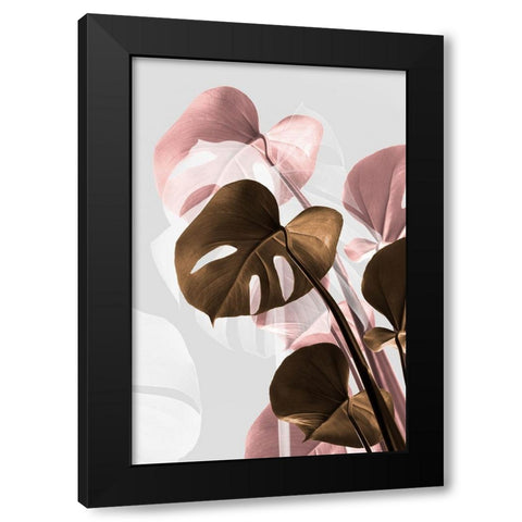 Monstera Creative 11 Black Modern Wood Framed Art Print by Artographie Studio