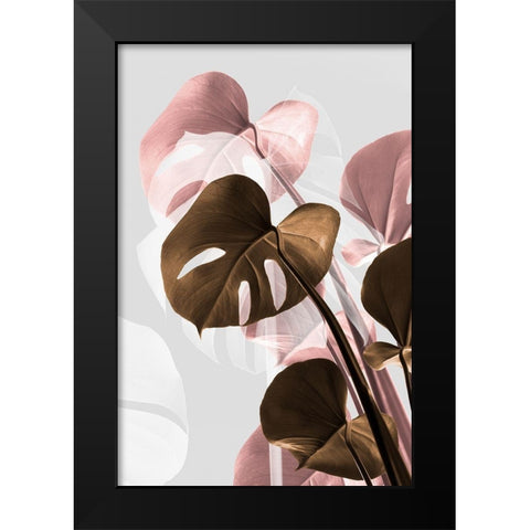 Monstera Creative 11 Black Modern Wood Framed Art Print by Artographie Studio