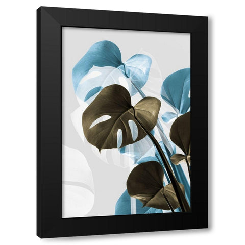 Monstera Creative 13 Black Modern Wood Framed Art Print by Artographie Studio