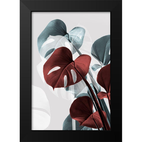 Monstera Creative 15 Black Modern Wood Framed Art Print by Artographie Studio