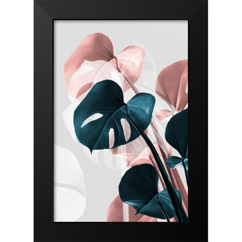 Monstera Creative 17 Black Modern Wood Framed Art Print by Artographie Studio