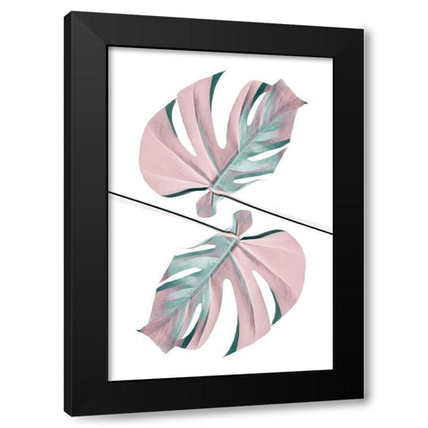 Ying Yang 03 Black Modern Wood Framed Art Print by Artographie Studio