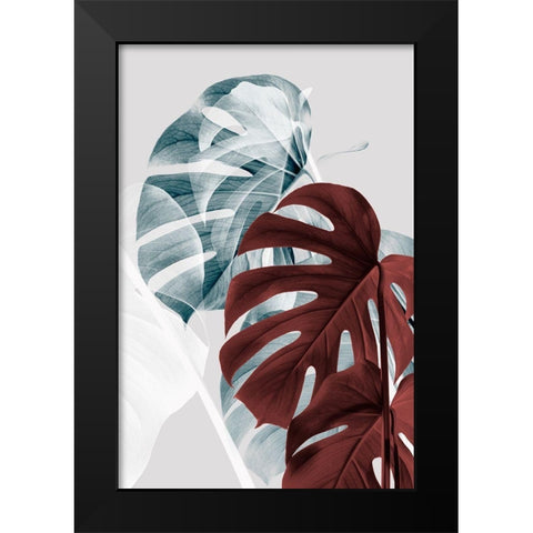 Monstera Creative 18 Black Modern Wood Framed Art Print by Artographie Studio