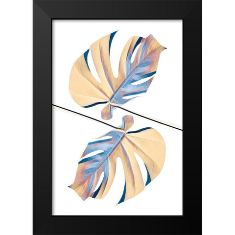 Ying Yang 07 Black Modern Wood Framed Art Print by Artographie Studio