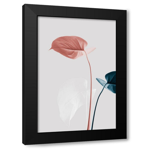 Monstera Creative 25 Black Modern Wood Framed Art Print with Double Matting by Artographie Studio