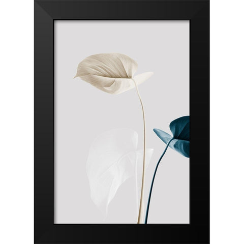 Monstera Creative 22 Black Modern Wood Framed Art Print by Artographie Studio