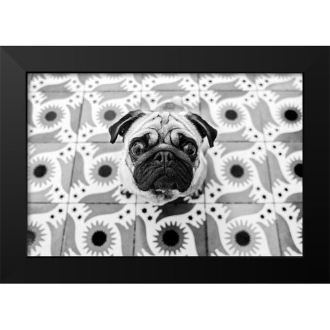 VudAo Black Modern Wood Framed Art Print by Abreu, Pablo