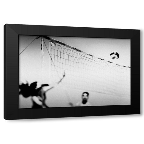 Set Point Black Modern Wood Framed Art Print with Double Matting by Correia, Rui