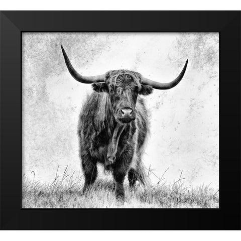 La force Black Modern Wood Framed Art Print by Pecqueux, Stephane