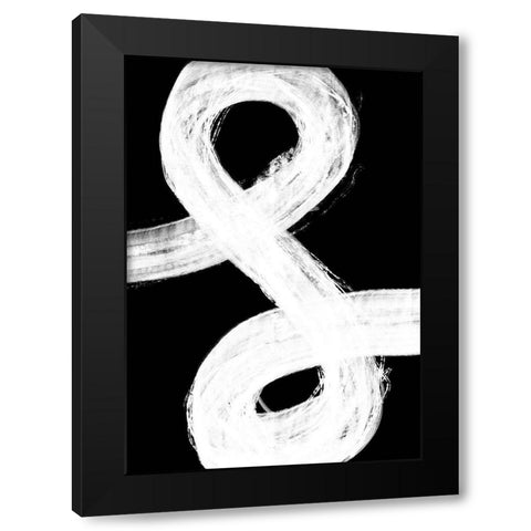 Negatives 006 And Black Modern Wood Framed Art Print with Double Matting by Artographie Studio