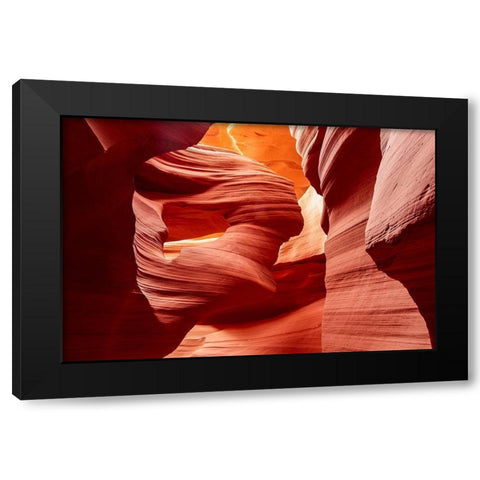 Natural Sculpture Black Modern Wood Framed Art Print with Double Matting by Woo Ryu, Shin