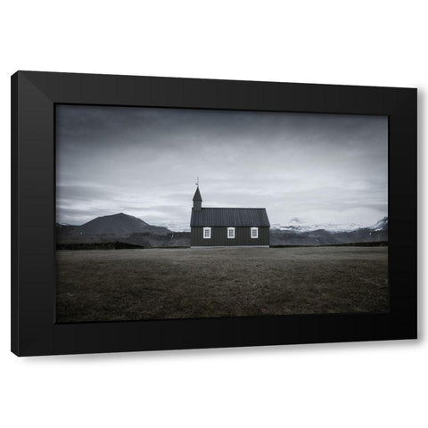 BAoAdakirkja Black Modern Wood Framed Art Print with Double Matting by Bergolth, Matthias