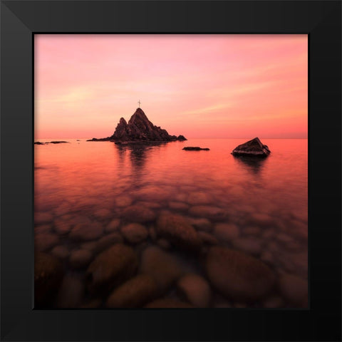 Glorious a Peaceful Black Modern Wood Framed Art Print by Giudici, Paolo