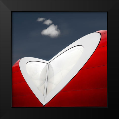 Wondering Heart Black Modern Wood Framed Art Print by Huybrighs, Marc