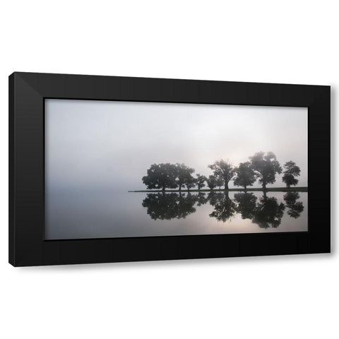 Before my coffee Black Modern Wood Framed Art Print by Linkhart, Andy