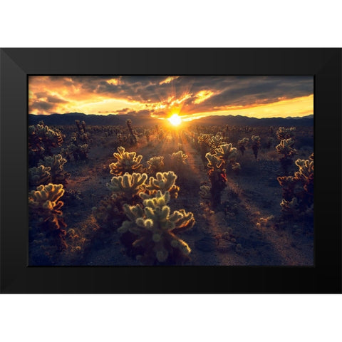 Kingdom Of Chola Black Modern Wood Framed Art Print by Bandyopadhyay, Atanu