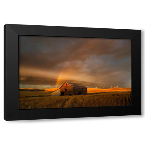 Witness of the Rainbow Black Modern Wood Framed Art Print by Fan, John