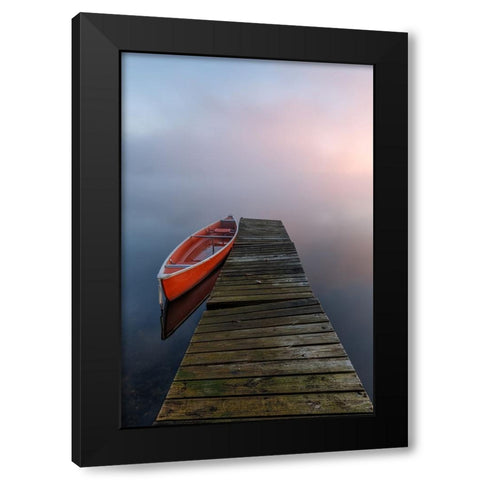 To the infinity Black Modern Wood Framed Art Print by Nath Saha, Ambar